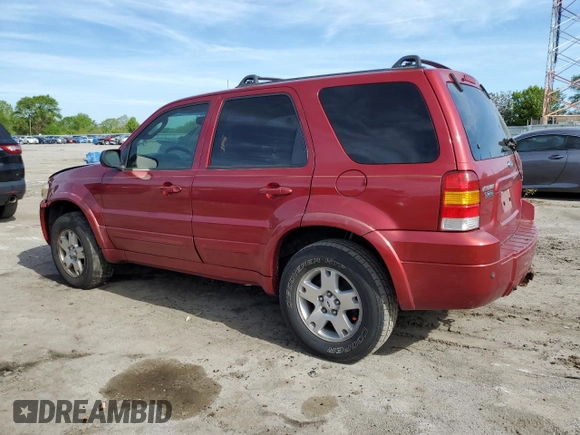2006 Ford Escape Limited with VIN 1FMCU94186KA86885, listed as a Copart auction lot 55566465 with Not provided miles and Salvage title. Bid and sale history available at DreamBid. Image 2.
