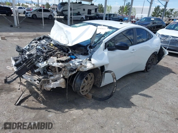 2024 Toyota Prius LE with VIN JTDACAAU7R3025301, listed as a IAAI auction lot 41945849 with 11,693 mi miles. Bid and sale history available at carsss.com. Image 18.