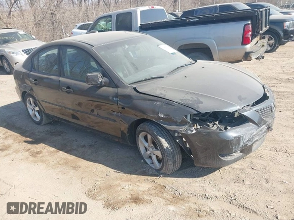 2006 Mazda 3 i Touring with VIN JM1BK32F361455126, listed as a IAAI auction lot 41777285 with 143,499 mi miles and . Bid and sale history available at DreamBid. Image 1.
