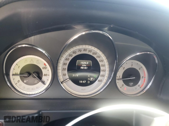 2014 Mercedes-Benz GLK 250 with VIN WDCGG0EB6EG323451, listed as a Copart auction lot 55799855 with 98,181 mi miles and Salvage Title. Bid and sale history available at DreamBid. Image 9.