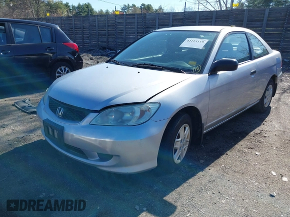 2005 Honda Civic Cpe VP with VIN 1HGEM22165L076549, listed as a IAAI auction lot 42123119 with 146,034 mi miles. Bid and sale history available at carsss.com. Image 2.