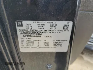 2011 GMC Acadia Denali with VIN 1GKKVTED8BJ369293, listed as a Copart auction lot 49115815 with Not Provided miles and Salvage Title. Bid and sale history available at carsss.com. Image 13.