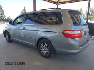 2007 Honda Odyssey EX-L with VIN 5FNRL38657B035542, listed as a IAAI auction lot 42185191 with Not Provided miles and . Bid and sale history available at DreamBid. Image 3.