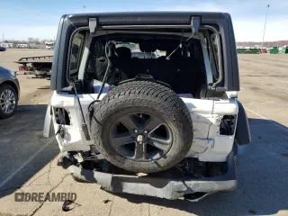 2021 Jeep Wrangler Unlimited Sport Altitude with VIN 1C4HJXDG2MW507355, listed as a Copart auction lot 45525405 with 22,511 mi miles and Salvage Title. Bid and sale history available at carsss.com. Image 6.