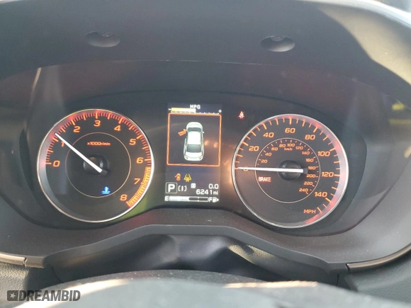 2022 Subaru Impreza Sport with VIN 4S3GTAM65N3705215, listed as a Copart auction lot 46473975 with 6,241 mi miles and Salvage Title. Bid and sale history available at carsss.com. Image 9.