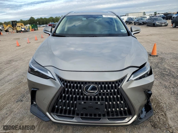 2025 Lexus NX with VIN 2T2GKCEZ0SC036454, listed as a Copart auction lot 79473744 with 760 mi miles and Salvage Title. Bid and sale history available at carsss.com. Image 5.