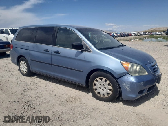 2009 Honda Odyssey LX z VIN 5FNRL382X9B028151, wystawiony jako Copart lot #54528305 z przebiegiem Nie podano mil oraz Czysty tytuł • Clean title. Historia ofert i sprzedaży dostępna na DreamBid. Obrazek 4.