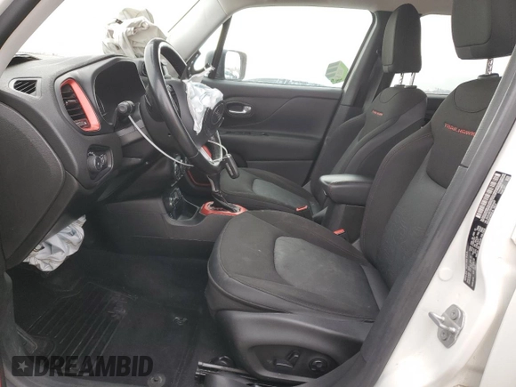 2016 Jeep Renegade Trailhawk with VIN ZACCJBCT9GPE01207, listed as a Copart auction lot 87396064 with 117,609 mi miles and Salvage Title. Bid and sale history available at carsss.com. Image 7.
