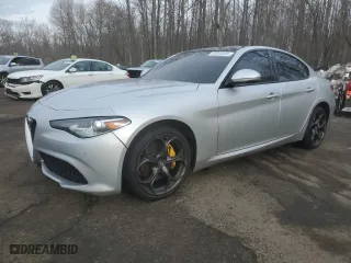 2020 Alfa Romeo Giulia Ti Sport with VIN ZARFANBN4L7625998, listed as a Copart auction lot 45943385 with 36,259 mi miles and Salvage Title. Bid and sale history available at carsss.com. Image 1.