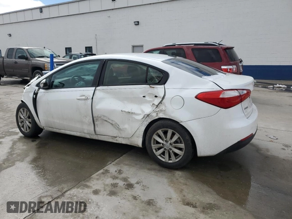 2016 Kia Forte LX with VIN KNAFX4A69G5563896, listed as a Copart auction lot 45729555 with 0 mi miles and Salvage Title. Bid and sale history available at carsss.com. Image 2.