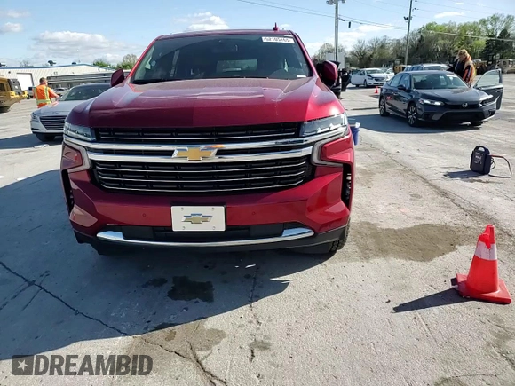 2022 Chevrolet Suburban LT with VIN 1GNSKCKD1NR161696, listed as a Copart auction lot 52105165 with 84,389 mi miles and Clean Title. Bid and sale history available at DreamBid. Image 12.