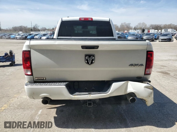 2014 Ram 1500 Express z VIN 1C6RR7FT3ES411659, wystawiony jako Copart lot #53439895 z przebiegiem 153 926 mil mil oraz Szkoda całkowita • Salvage title. Historia ofert i sprzedaży dostępna na DreamBid. Obrazek 6.
