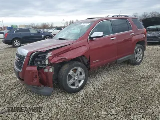2012 GMC Terrain SLT-2 with VIN 2GKFLWE55C6316986, listed as a Copart auction lot 46814535 with 205,832 mi miles and Salvage Title. Bid and sale history available at DreamBid. Image 1.