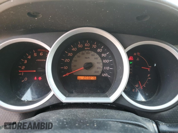 2007 Toyota Tacoma PreRunner z VIN 3TMJU62N27M037921, wystawiony jako Copart lot #56939075 z przebiegiem 203 275 mil mil oraz Szkoda całkowita • Salvage title. Historia ofert i sprzedaży dostępna na DreamBid. Obrazek 9.