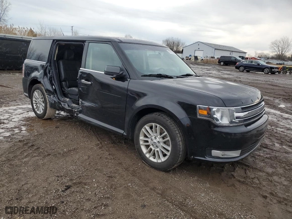 2019 Ford Flex SEL with VIN 2FMGK5C85KBA34343, listed as a Copart auction lot 87037524 with 72,599 mi miles and Salvage Title. Bid and sale history available at carsss.com. Image 4.