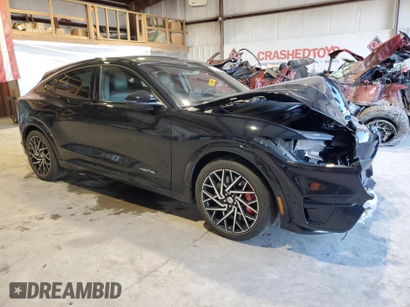 2023 Ford Mustang Mach-E GT with VIN 3FMTK4SXXPMA12295, listed as a Copart auction lot 42808105 with 7,640 mi miles and Salvage Title. Bid and sale history available at DreamBid. Image 4.