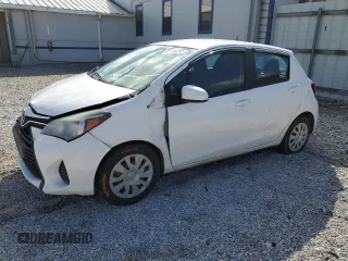 2015 Toyota Yaris L with VIN VNKKTUD38FA021135, listed as a Copart auction lot 47738265 with 67,773 mi miles and Salvage Title. Bid and sale history available at carsss.com. Image 1.