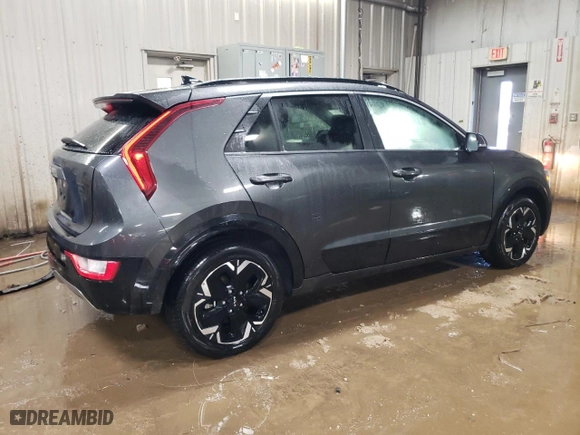 2023 Kia Niro EV Wind with VIN KNDCR3L17P5075185, listed as a Copart auction lot 49870395 with NaN miles and Clean Title. Bid and sale history available at carsss.com. Image 3.