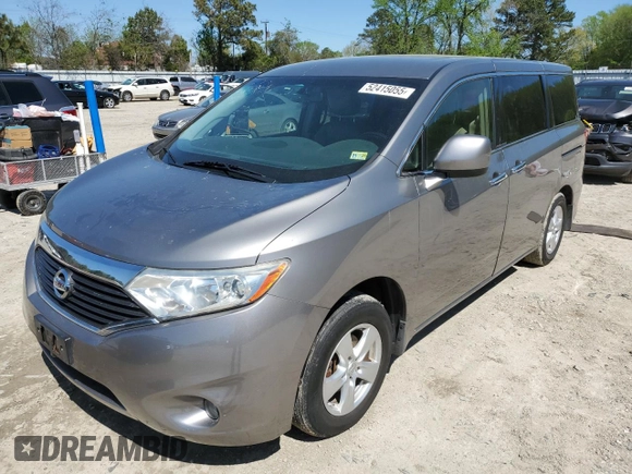 2012 Nissan Quest SL with VIN JN8AE2KP4C9050660, listed as a Copart auction lot 52415055 with 144,011 mi miles and Clean Title. Bid and sale history available at carsss.com. Image 1.
