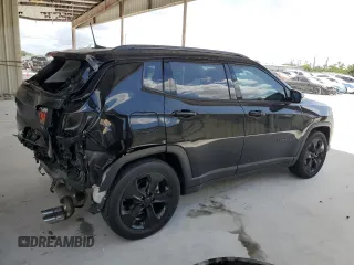 2021 Jeep Compass Latitude with VIN 3C4NJCBB1MT570942, listed as a Copart auction lot 55272855 with 17,307 mi miles and Salvage title. Bid and sale history available at DreamBid. Image 3.