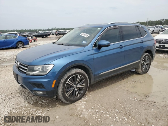 2018 Volkswagen Tiguan SEL with VIN 3VV3B7AX9JM069667, listed as a Copart auction lot 50093615 with 52,741 mi miles and Clean Title. Bid and sale history available at DreamBid. Image 1.