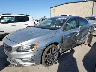 2018 Volvo S60 Dynamic with VIN YV140MTL3J2451681, listed as a Copart auction lot 85496924 with 134,428 mi miles and Clean Title. Bid and sale history available at carsss.com. Image 1.