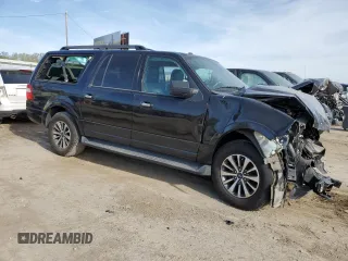 2015 Ford Expedition Max XLT with VIN 1FMJK1JT8FEF11525, listed as a Copart auction lot 52504515 with 157,248 mi miles and Salvage title. Bid and sale history available at DreamBid. Image 4.