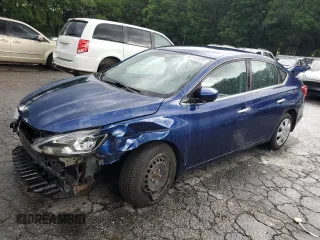 2017 Nissan Sentra SV with VIN 3N1AB7AP3HY314426, listed as a Copart auction lot 60148995 with 77,056 mi miles and Salvage title. Bid and sale history available at DreamBid. Image 1.