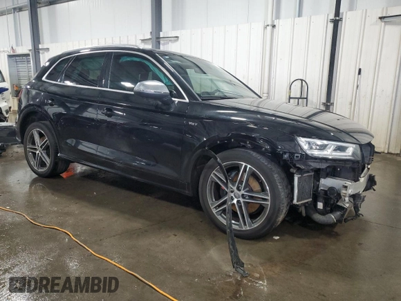 2018 Audi SQ5 Premium Plus with VIN WA1A4AFY7J2200661, listed as a Copart auction lot 67159764 with 69,524 mi miles and Salvage Title. Bid and sale history available at DreamBid. Image 4.