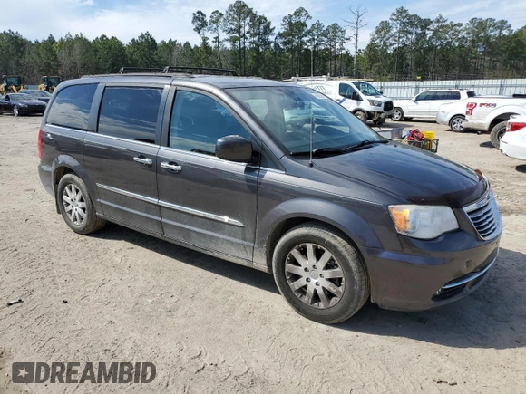 2015 Chrysler Town & Country Touring with VIN 2C4RC1BG0FR562039, listed as a Copart auction lot 46063525 with 181,458 mi miles and Salvage Title. Bid and sale history available at carsss.com. Image 4.