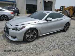 2017 Infiniti Q60 Sport with VIN JN1EV7EK4HM361927, listed as a Copart auction lot 60910175 with 83,025 mi miles and Salvage title. Bid and sale history available at DreamBid. Image 1.