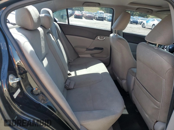 2012 Honda Civic EX with VIN 19XFB2F84CE102698, listed as a Copart auction lot 61742724 with 162,159 mi miles and Salvage Title. Bid and sale history available at DreamBid. Image 10.