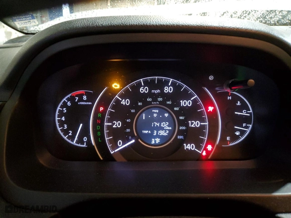 2016 Honda CR-V EX-L with VIN 5J6RM4H77GL106243, listed as a Copart auction lot 50002485 with 174,102 mi miles and Salvage Title. Bid and sale history available at carsss.com. Image 9.