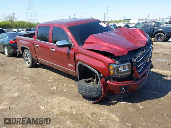 2014 GMC Sierra 1500 SLT with VIN 3GTU2VECXEG485827, listed as a IAAI auction lot 41976816 with 157,200 mi miles and . Bid and sale history available at DreamBid. Image 1.