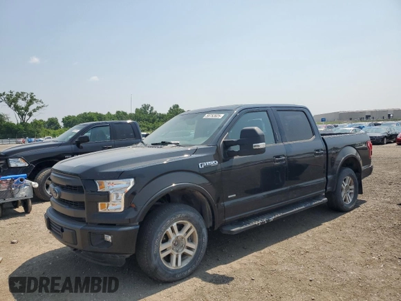 2015 Ford F-150 XLT with VIN 1FTEW1EG4FFA60210, listed as a Copart auction lot 59752825 with 323,475 mi miles and Salvage title. Bid and sale history available at DreamBid. Image 1.