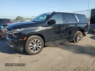 2021 Chevrolet Tahoe LT with VIN 1GNSKNKD1MR375761, listed as a Copart auction lot 61756355 with 40,160 mi miles and Salvage title. Bid and sale history available at DreamBid. Image 1.