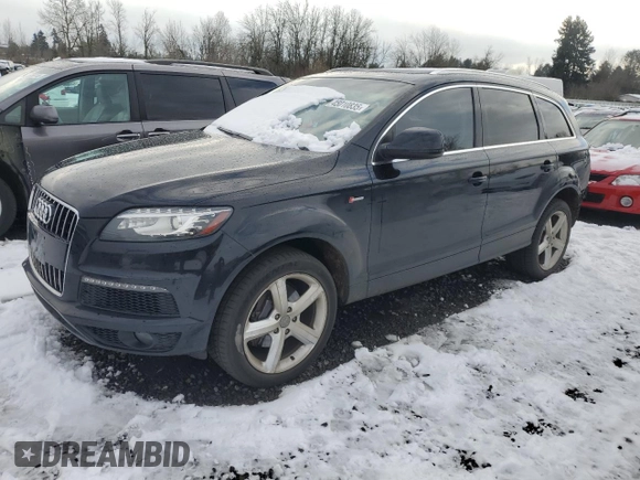 2015 Audi Q7 3.0T S line Prestige with VIN WA1DGAFE4FD003372, listed as a Copart auction lot 45010835 with 142,791 mi miles and Salvage Title. Bid and sale history available at carsss.com. Image 1.