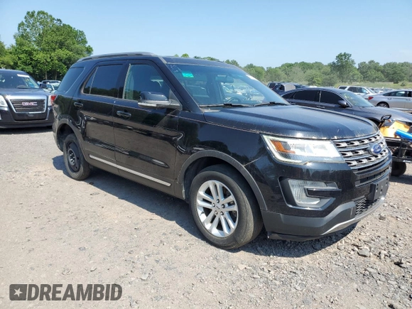 2017 Ford Explorer XLT with VIN 1FM5K7DH4HGB26627, listed as a Copart auction lot 62708745 with 103,367 mi miles and Clean title. Bid and sale history available at DreamBid. Image 4.