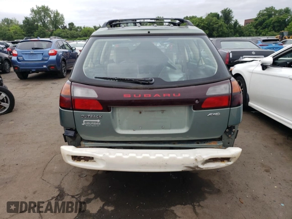 2004 Subaru Legacy Outback with VIN 4S3BH675147622674, listed as a Copart auction lot 59978675 with 206,413 mi miles and Salvage title. Bid and sale history available at DreamBid. Image 6.