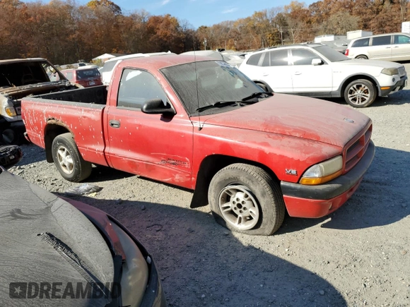 1999 Dodge Dakota SLT with VIN 1B7FL26X0XS233747, listed as a Copart auction lot 78819034 with 231,948 mi miles and Salvage Title. Bid and sale history available at carsss.com. Image 4.