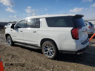 2023 GMC Yukon XL Denali with VIN 1GKS2JKL2PR173447, listed as a Copart auction lot 50106955 with 26,753 mi miles and Salvage Title. Bid and sale history available at carsss.com. Image 2.