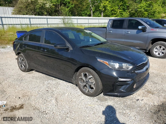 2020 Kia Forte LXS with VIN 3KPF24AD1LE226833, listed as a Copart auction lot 52482784 with 43,630 mi miles and Salvage Title. Bid and sale history available at carsss.com. Image 4.