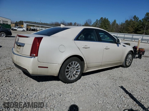 2011 Cadillac CTS with VIN 1G6DC5EY1B0156963, listed as a Copart auction lot 47612395 with 110,978 mi miles and Salvage Title. Bid and sale history available at DreamBid. Image 3.