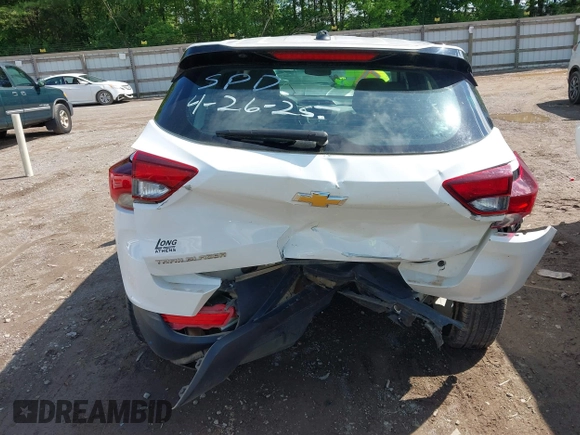 2022 Chevrolet TrailBlazer LS with VIN KL79MMS21NB104751, listed as a IAAI auction lot 42157858 with 25,669 mi miles and . Bid and sale history available at DreamBid. Image 6.