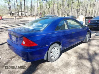 2005 Honda Civic Cpe VP SSRS with VIN 1HGEM22315L014462, listed as a IAAI auction lot 41821827 with 161,394 mi miles. Bid and sale history available at carsss.com. Image 4.