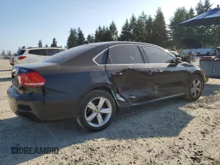 2014 Volkswagen Passat SE with VIN 1VWBT7A34EC107881, listed as a Copart auction lot 65431345 with 106,432 mi miles and Salvage title. Bid and sale history available at DreamBid. Image 3.