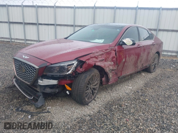 2018 Genesis G80 Sport with VIN KMHGN4JB4JU225812, listed as a IAAI auction lot 42314901 with 109,005 mi miles and . Bid and sale history available at DreamBid. Image 17.