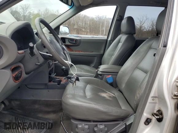 2002 Hyundai Santa Fe GLS with VIN KM8SC73D42U208557, listed as a Copart auction lot 51815115 with 124,730 mi miles and Clean Title. Bid and sale history available at carsss.com. Image 7.