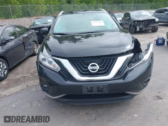 2017 Nissan Murano SL with VIN 5N1AZ2MH3HN159448, listed as a IAAI auction lot 42366598 with 294,199 mi miles and . Bid and sale history available at DreamBid. Image 12.