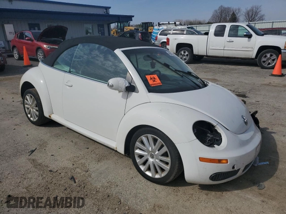2009 Volkswagen Beetle S with VIN 3VWRF31Y59M403006, listed as a Copart auction lot 49675315 with Not provided miles and Non repairable. Bid and sale history available at DreamBid. Image 4.